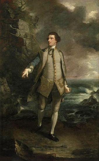 Sir Joshua Reynolds Captain the Honourable Augustus Keppel, oil painting image